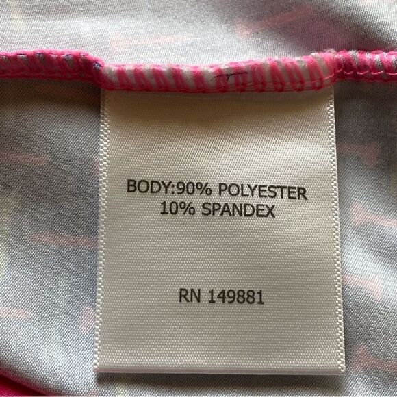 Birdies and Bows 1/4 Zip Pink Pullover Top Size Medium - Picture 4 of 10